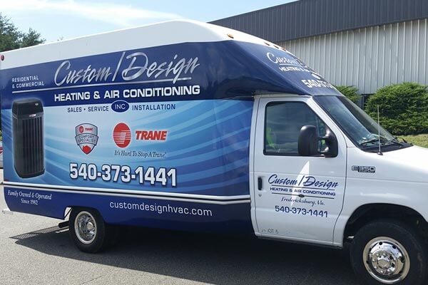 Custom/Design Heating & Air Conditioning service truck